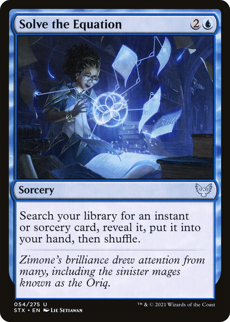 Solve the Equation (STX-054) (Foil)