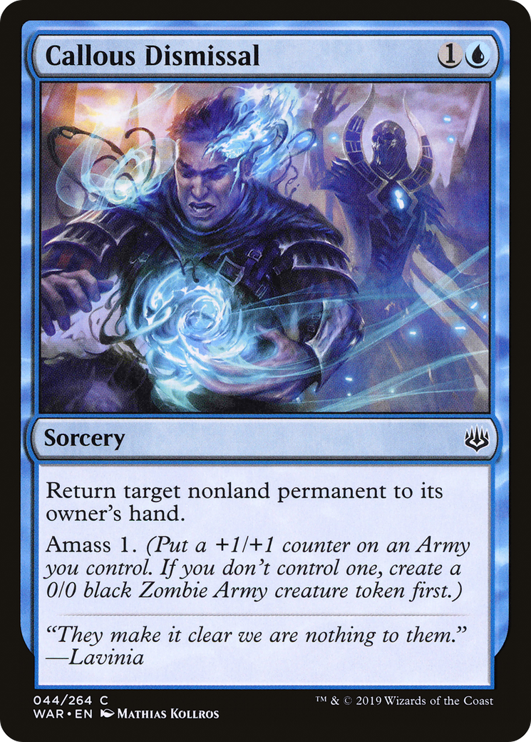 Callous Dismissal (WAR-044) (Foil)