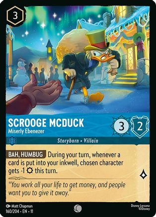 Scrooge McDuck - Miserly Ebenezer (11-160) (Cold Foil)