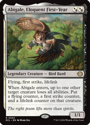 Abigale, Eloquent First-Year (ECL-204)