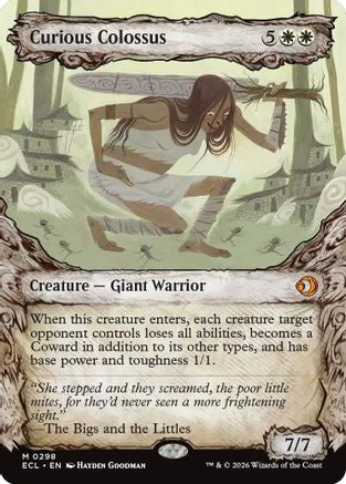 Curious Colossus (Showcase) (ECL-298) (Foil)