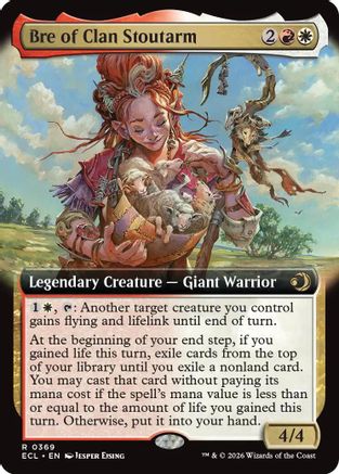 Bre of Clan Stoutarm (Extended Art) (ECL-369) (Foil)