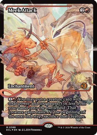 Meek Attack (388) (Showcase) (ECL-388) (Foil)