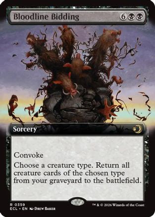 Bloodline Bidding (Extended Art) (ECL-359) (Foil)