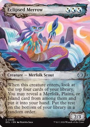 Eclipsed Merrow (Showcase) (ECL-339) (Foil)