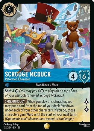 Scrooge McDuck - Reformed Ebenezer (11-152) (Cold Foil)
