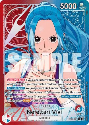 Nefeltari Vivi  - 001 (Alternate Art) (EB03-001) (Foil)