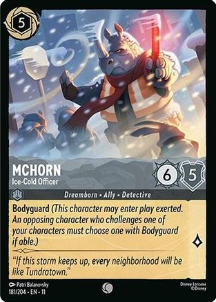 McHorn - Ice-Cold Officer (11-181)