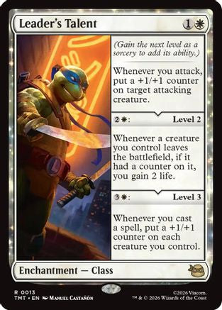 Leader's Talent (TMT-013) (Foil)
