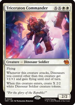 Triceraton Commander (TMT-025) (Foil)