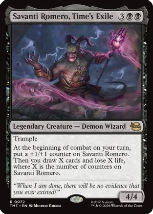 Savanti Romero, Time's Exile (TMT-072)