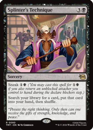Splinter's Technique (TMT-080) (Foil)