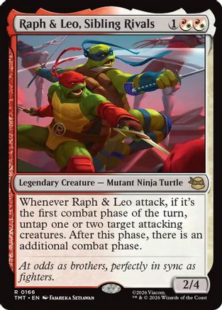 Raph & Leo, Sibling Rivals (TMT-166)