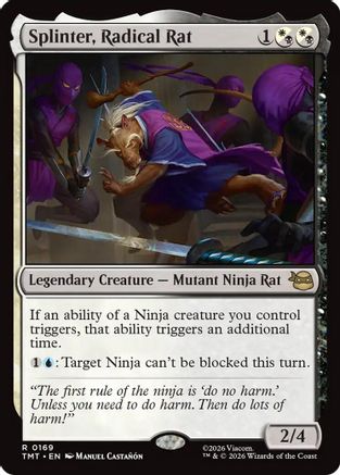 Splinter, Radical Rat (TMT-169) (Foil)