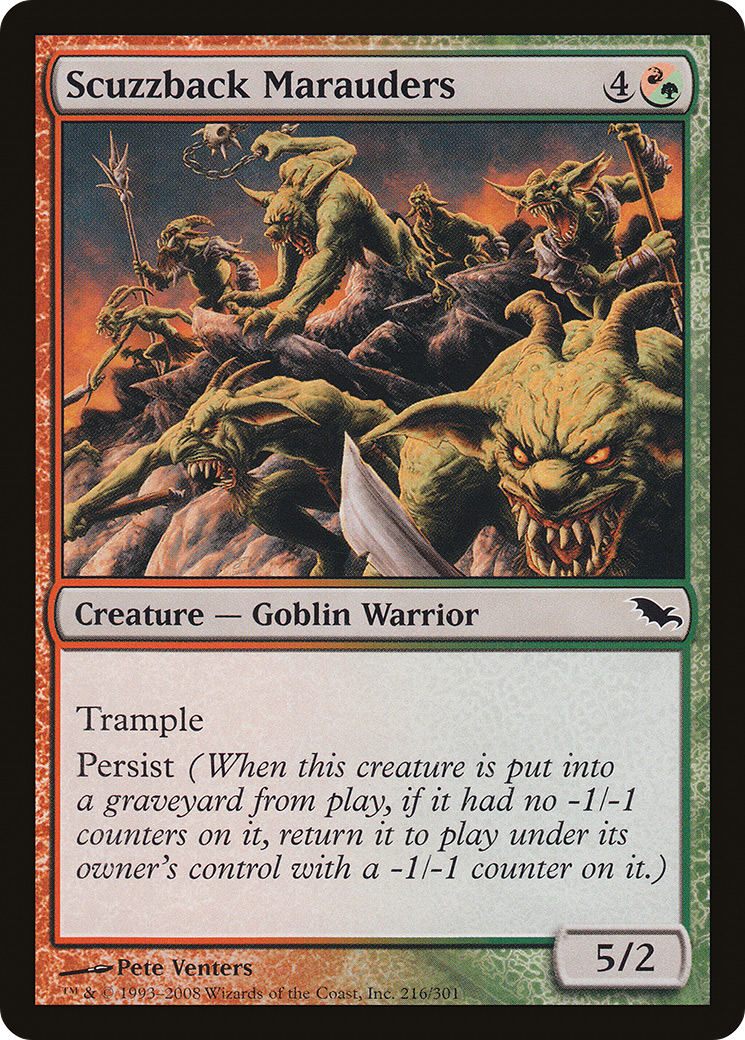 Scuzzback Marauders (SHM-216)