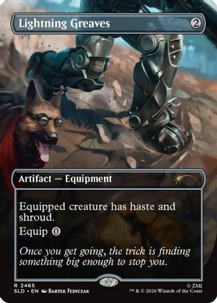 Lightning Greaves (2465) (SLD-2465) (Foil)
