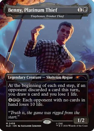 Benny, Platinum Thief - Tinybones, Trinket Thief (SLD-2458) (Foil)
