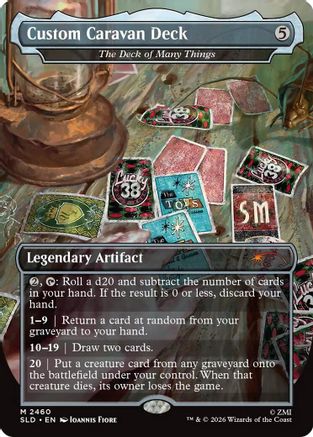 Custom Caravan Deck - The Deck of Many Things (SLD-2460) (Foil)