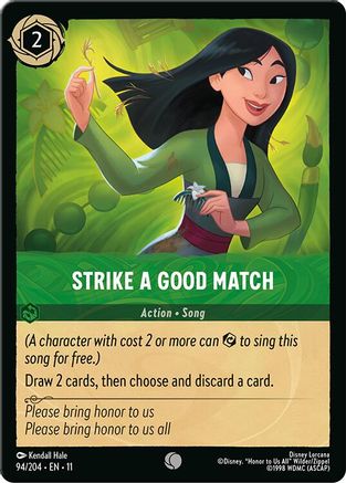 Strike a Good Match (11-094) (Cold Foil)