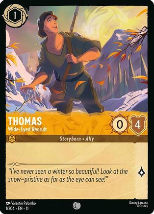 Thomas - Wide-Eyed Recruit (11-001) (Cold Foil)