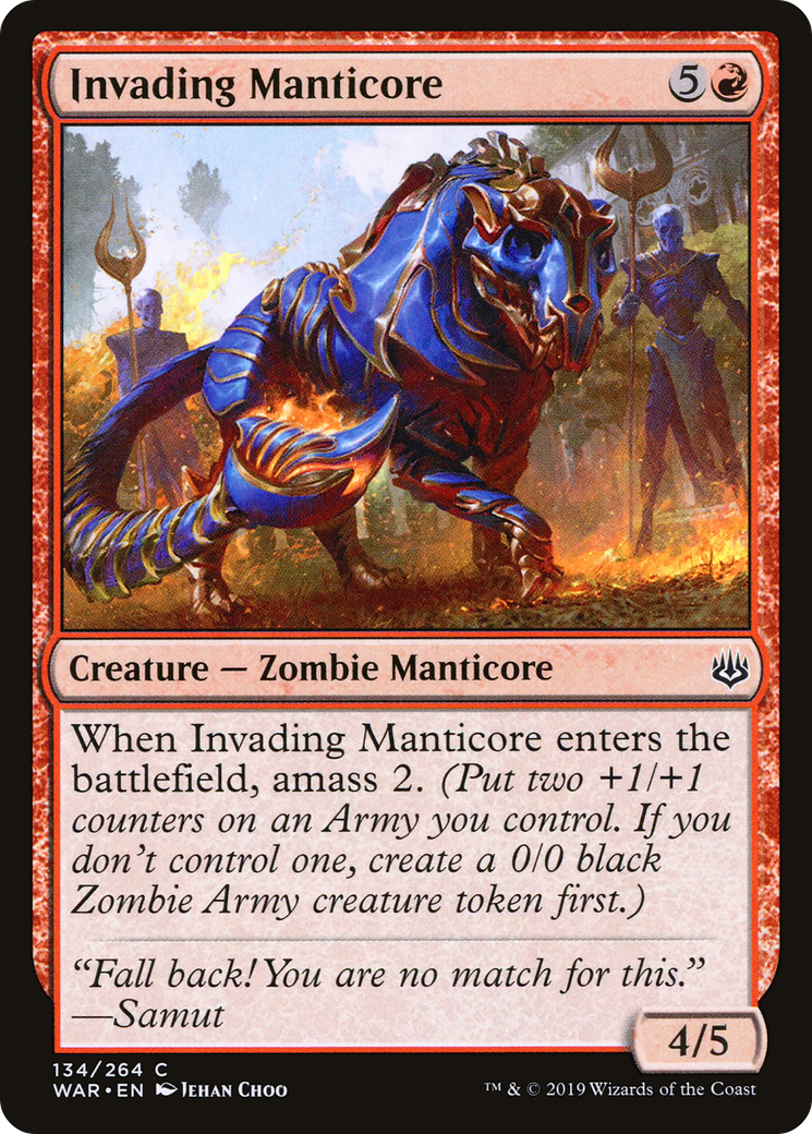 Invading Manticore (WAR-134)
