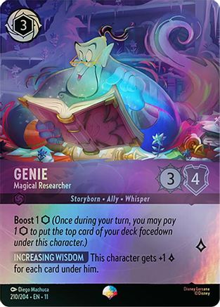 Genie - Magical Researcher (Epic) (11-210) (Holofoil)