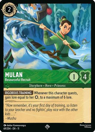 Mulan - Resourceful Recruit (11-069) (Cold Foil)