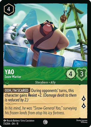 Yao - Snow Warrior (11-073) (Cold Foil)