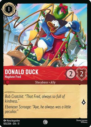 Donald Duck - Nephew Fred (11-105) (Cold Foil)
