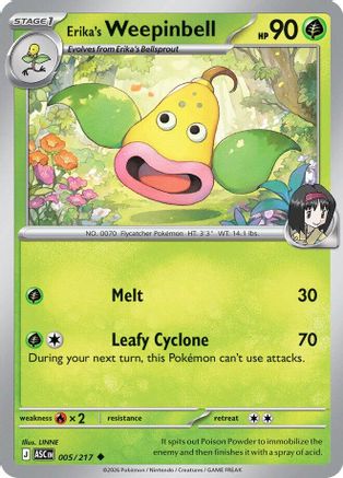 Erika's Weepinbell (ASC-005) (Reverse Holofoil)