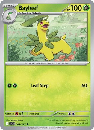 Bayleef (ASC-009) (Reverse Holofoil)
