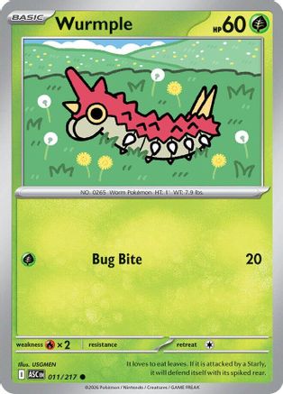 Wurmple (ASC-011) (Reverse Holofoil)