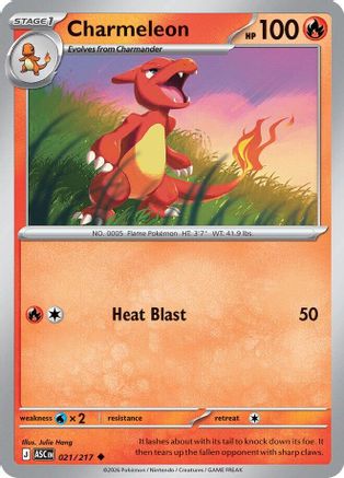 Charmeleon (ASC-021) (Reverse Holofoil)