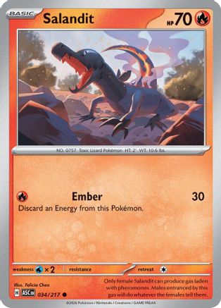 Salandit (ASC-034) (Reverse Holofoil)