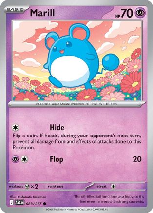 Marill (ASC-083) (Reverse Holofoil)
