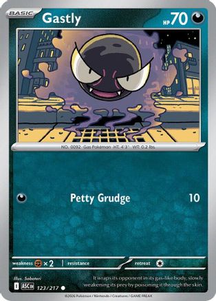 Gastly (ASC-123) (Reverse Holofoil)