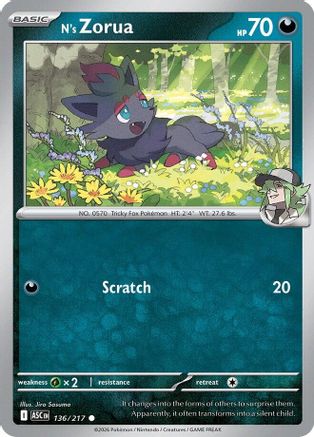 N's Zorua (ASC-136)