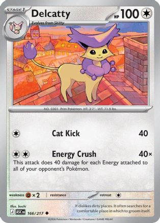 Delcatty (ASC-166) (Reverse Holofoil)