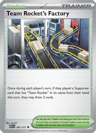Team Rocket's Factory (ASC-203)