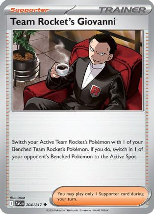 Team Rocket's Giovanni (ASC-204)