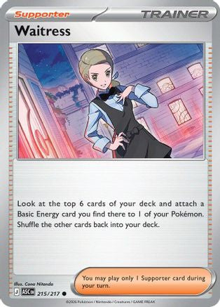Waitress (ASC-215) (Reverse Holofoil)
