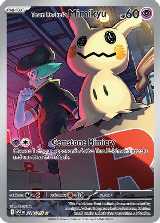 Team Rocket's Mimikyu (ASC-238) (Holofoil)