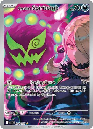 Cynthia's Spiritomb (ASC-244) (Holofoil)