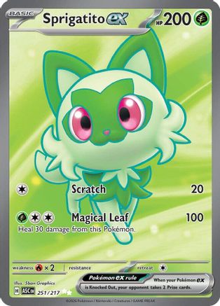 Sprigatito ex (ASC-251) (Holofoil)
