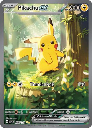 Pikachu ex (ASC-276) (Holofoil)
