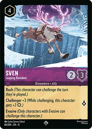 Sven - Leaping Reindeer (11-060) (Cold Foil)
