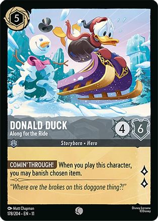Donald Duck - Along for the Ride (11-178) (Cold Foil)