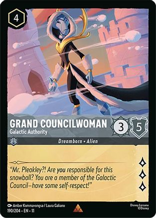 Grand Councilwoman - Galactic Authority (11-190) (Cold Foil)