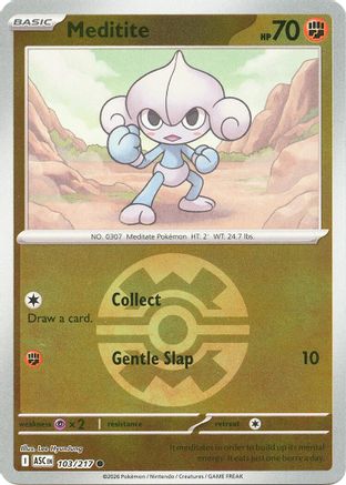 Meditite (Quick Ball) (ASC-103) (Reverse Holofoil)