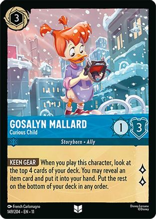 Gosalyn Mallard - Curious Child (11-149) (Cold Foil)